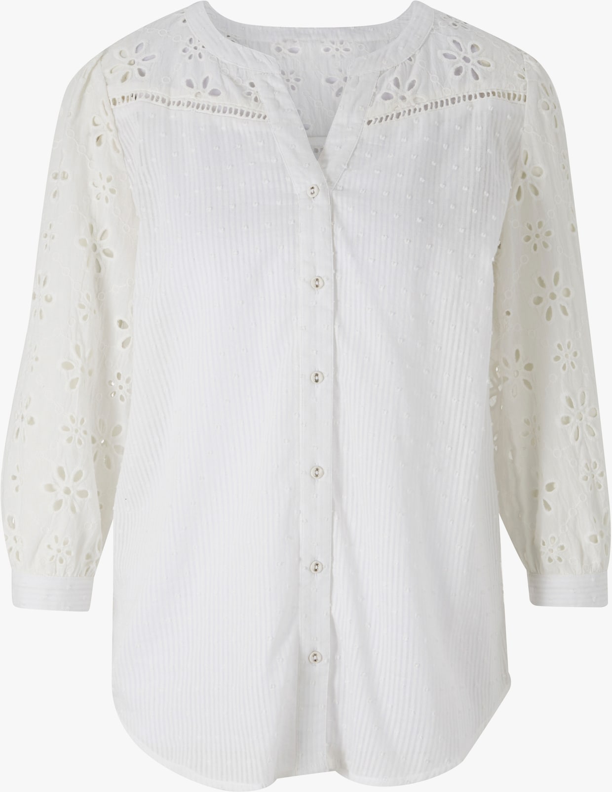 heine Baumwollbluse - offwhite
