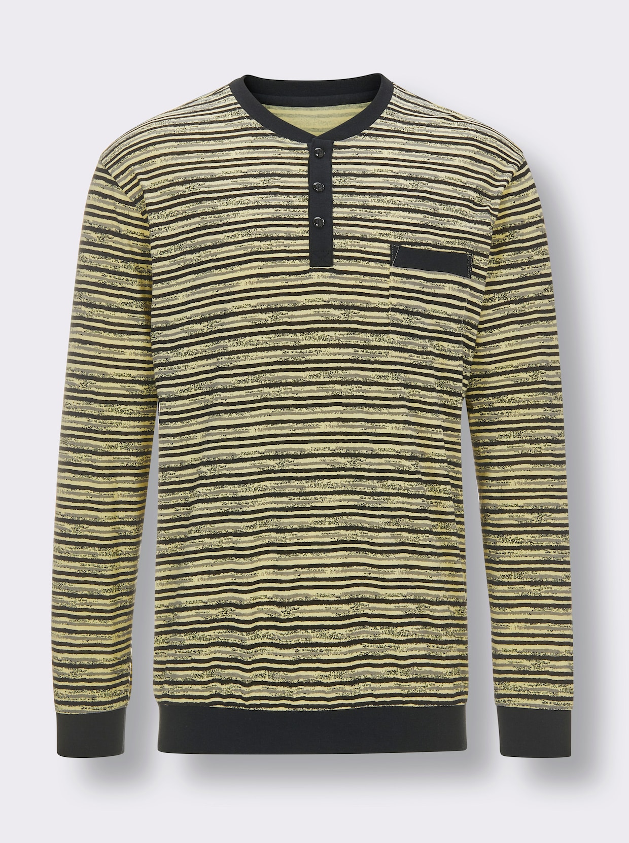 wäschepur men Pyjamas - äpple-pistasch-med tryck + svart-citron-med tryck