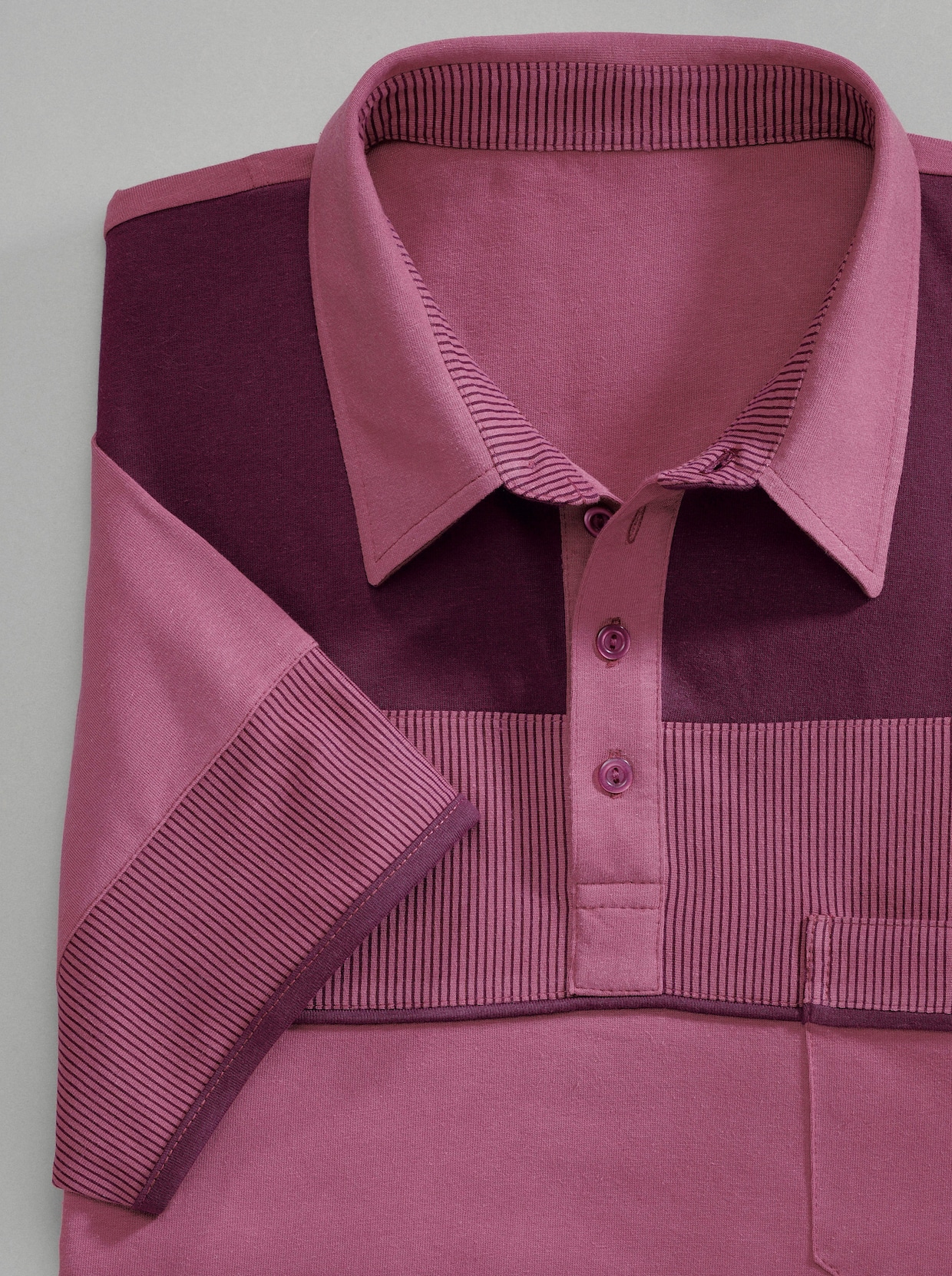 Catamaran Kurzarm-Poloshirt - rosenholz