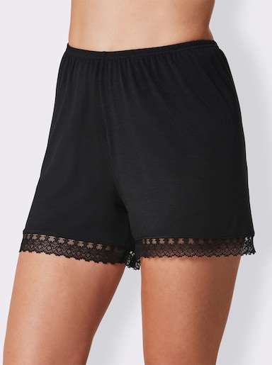 wäschepur Shorts - schwarz