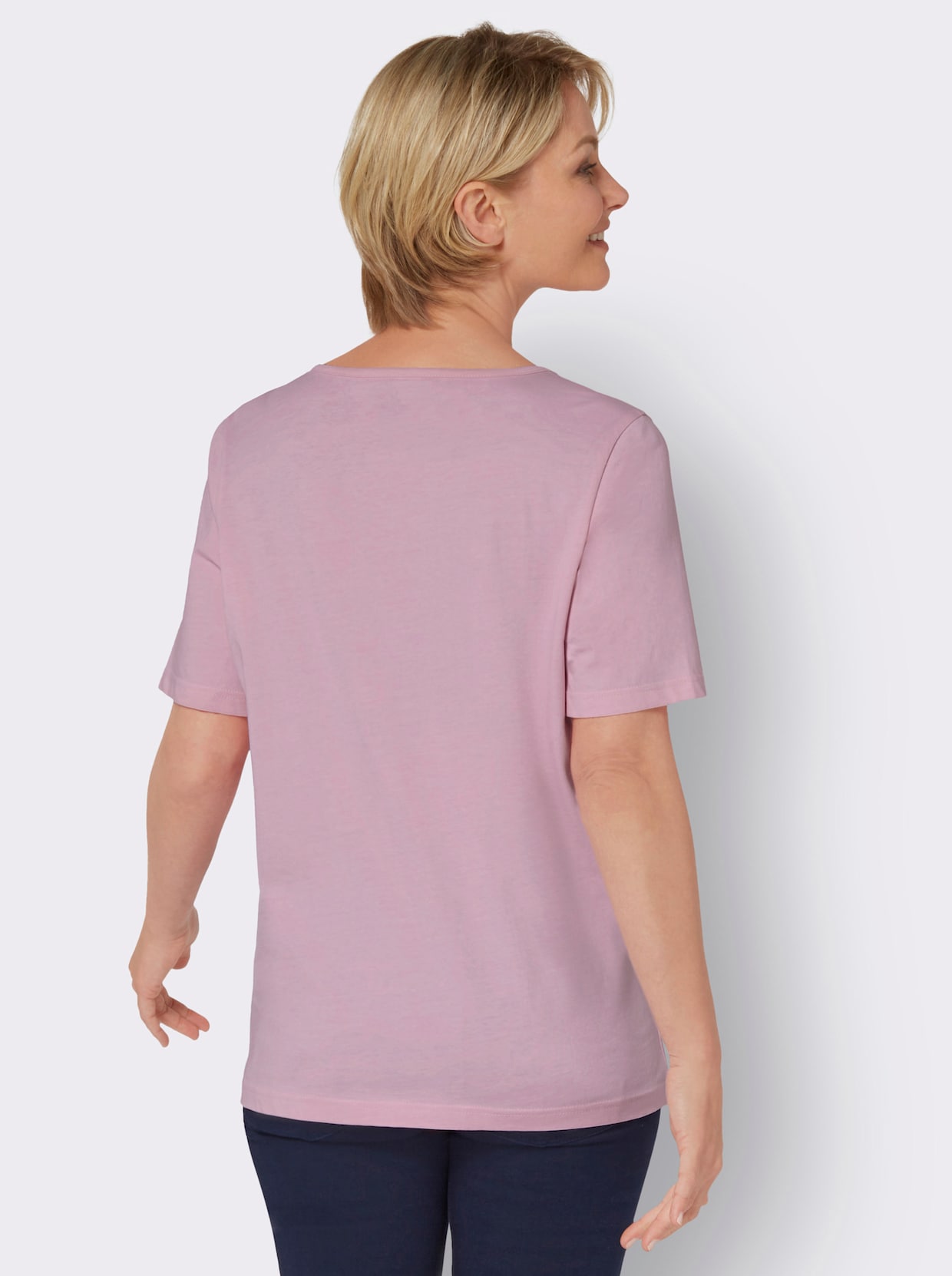Kurzarmshirt - rosé