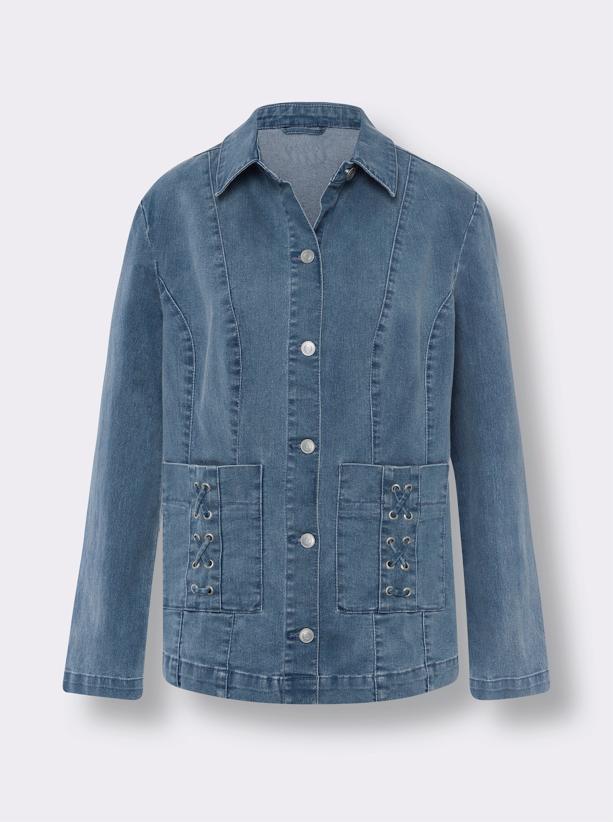 Jeansjacke - blue-bleached
