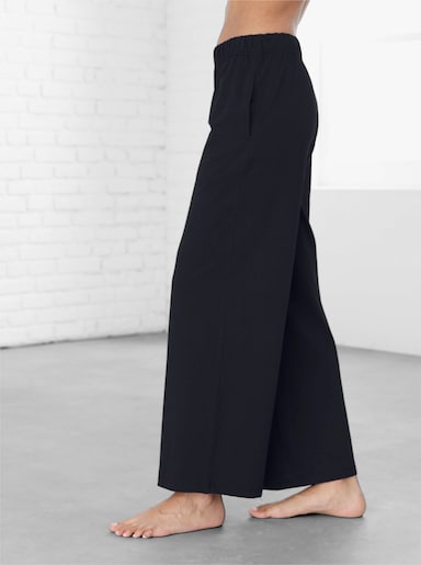 Freizeithose - marine + bordeaux