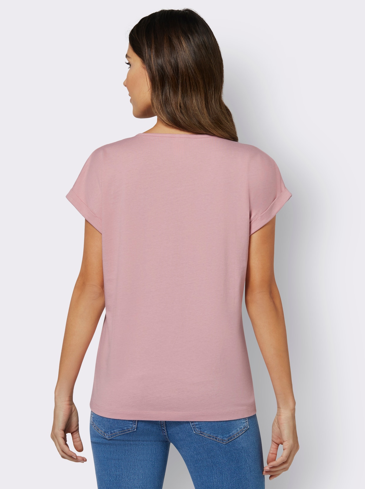 Rundhalsshirt - hortensie