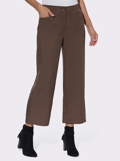 Nohavice Culotte - čokoládová