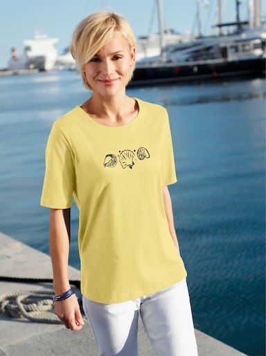 Kurzarmshirt - zitrone