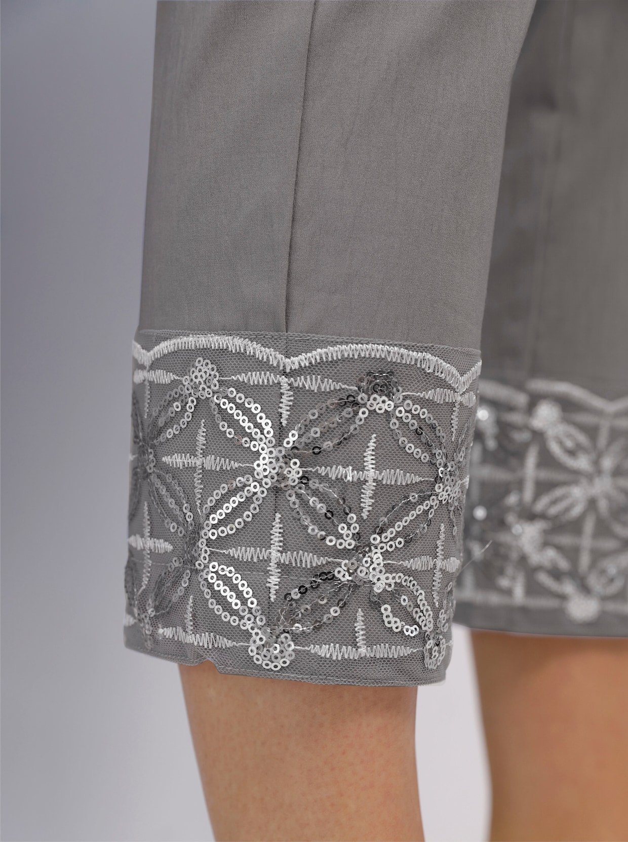 7/8-Hose - grau