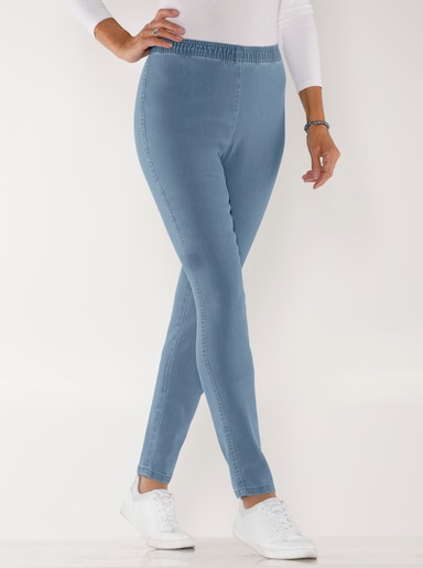 Schlupfjeans - blue-bleached