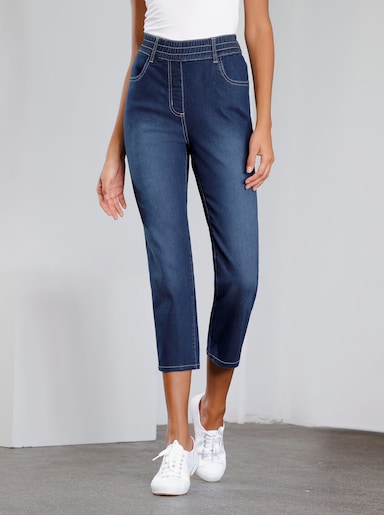 Ankle jeans - blue-stone-washed