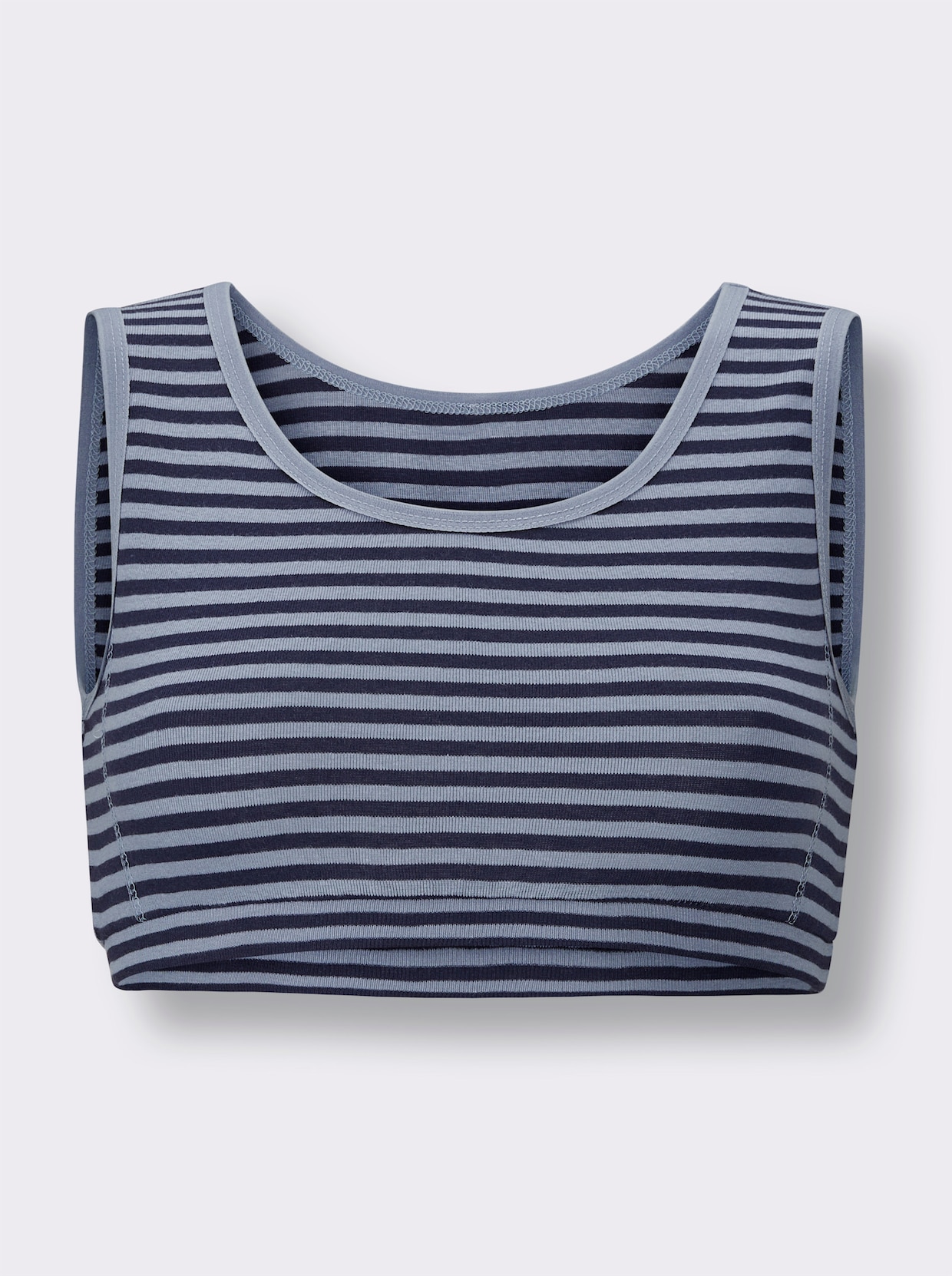 wäschepur Bustier - marine-geringelt
