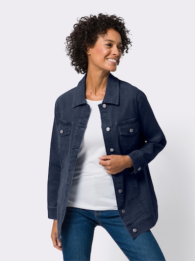Jeansjacka - blue-stone-washed