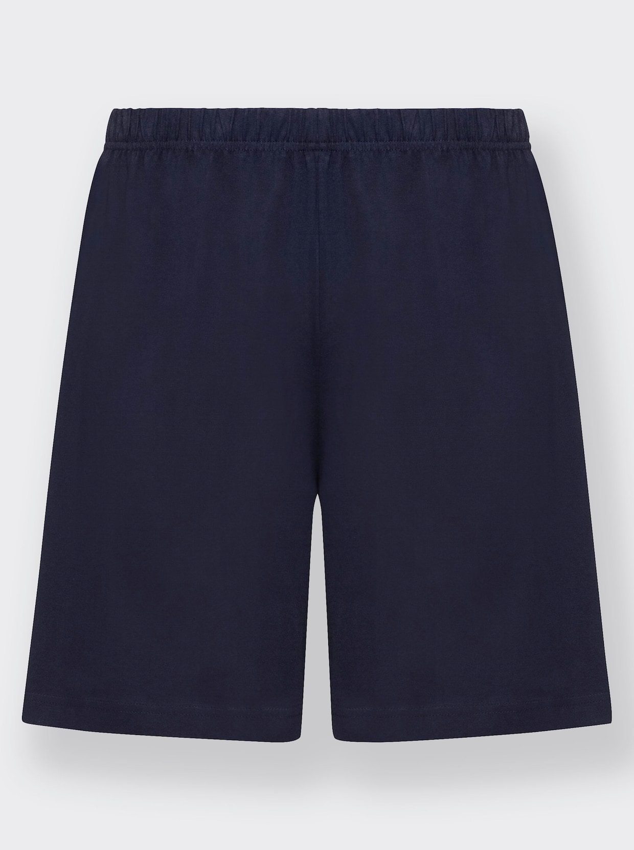 shortama - marine/rood gestreept