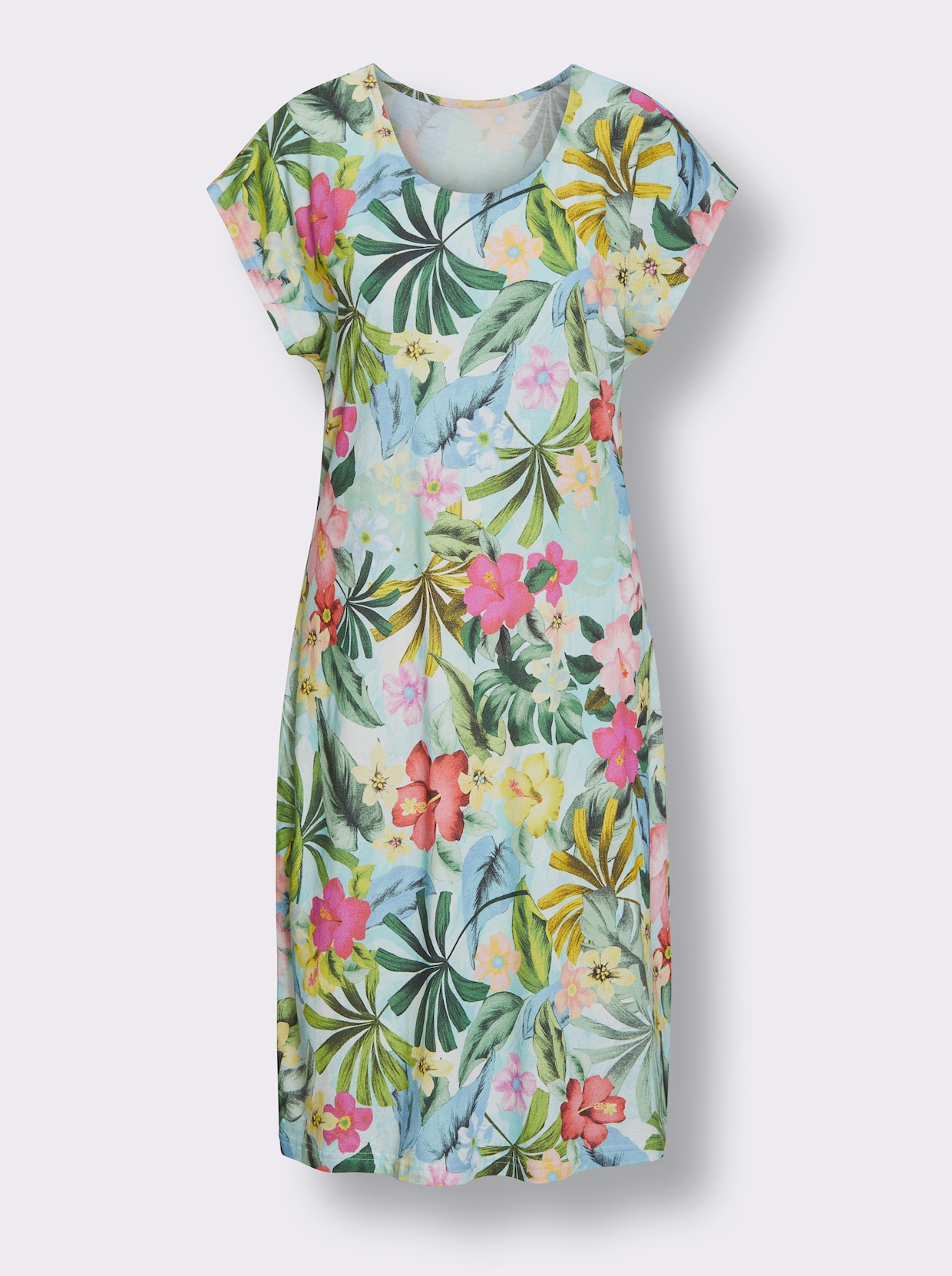 feel good Sommerkleid - mint-bedruckt